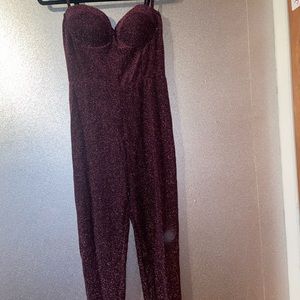Purple Sparkle Jumpsuit